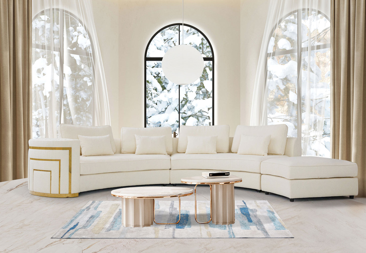 Royal Velvet Sectional