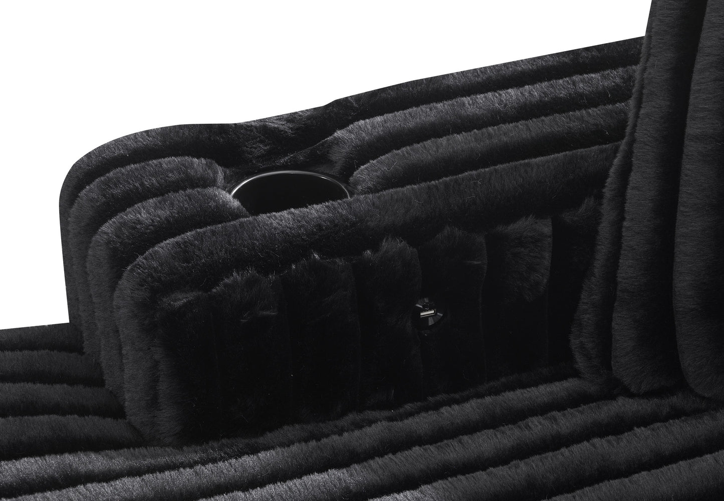 Shaggy Velvet Sectional