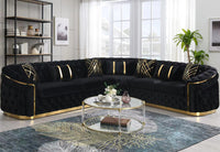 Corner Velvet Sectional