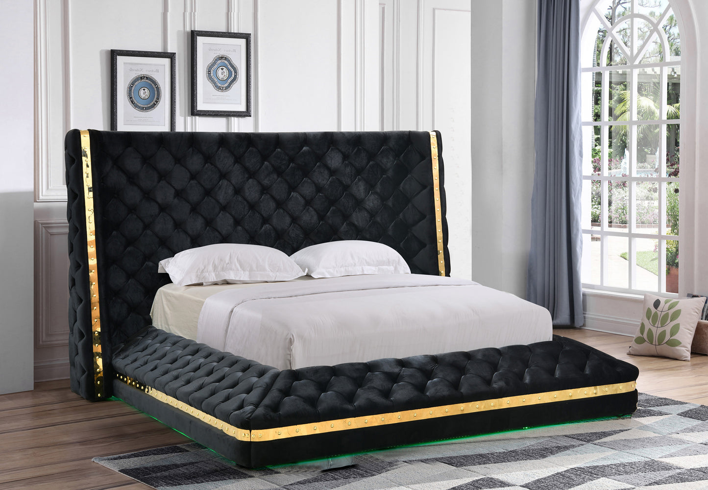 Zuma Velvet Bed