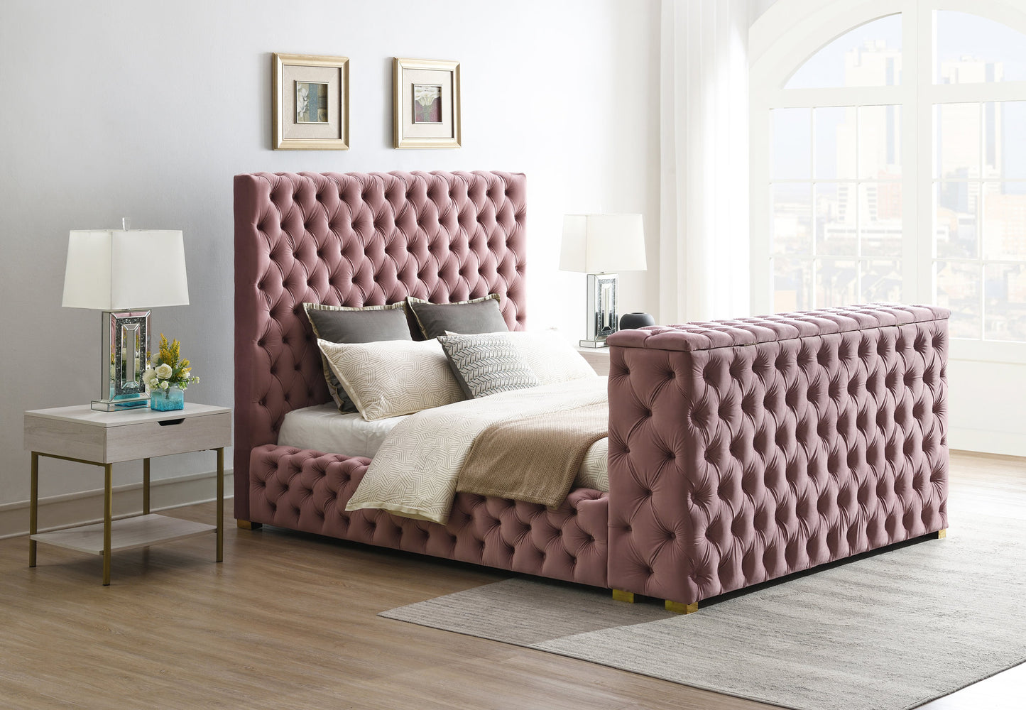 Marmo Velvet Bed