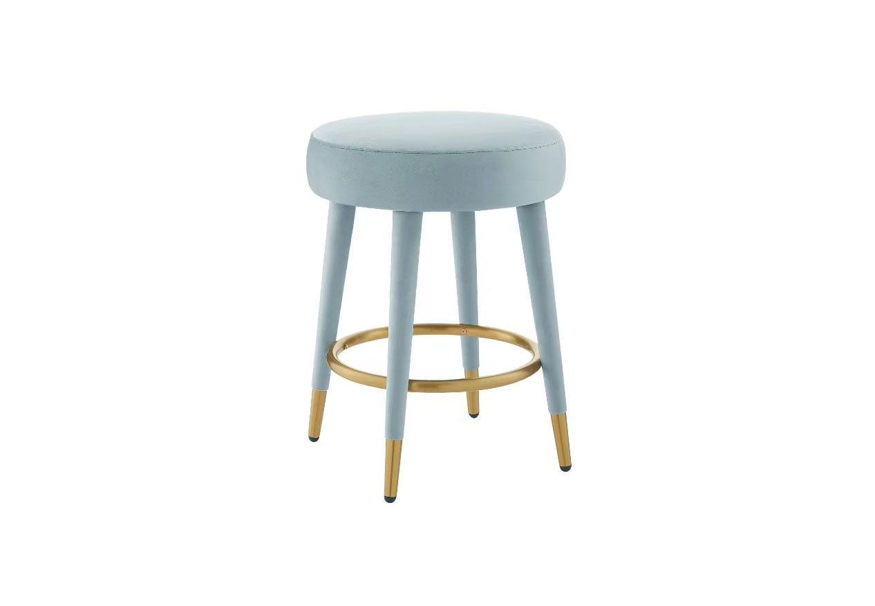 Ollie Velvet Counter Stool
