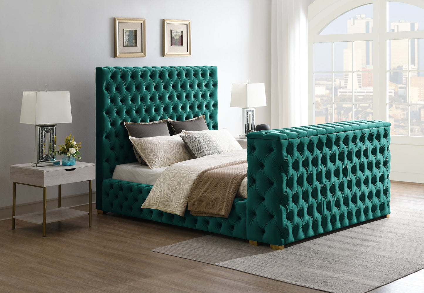 Marmo Velvet Bed