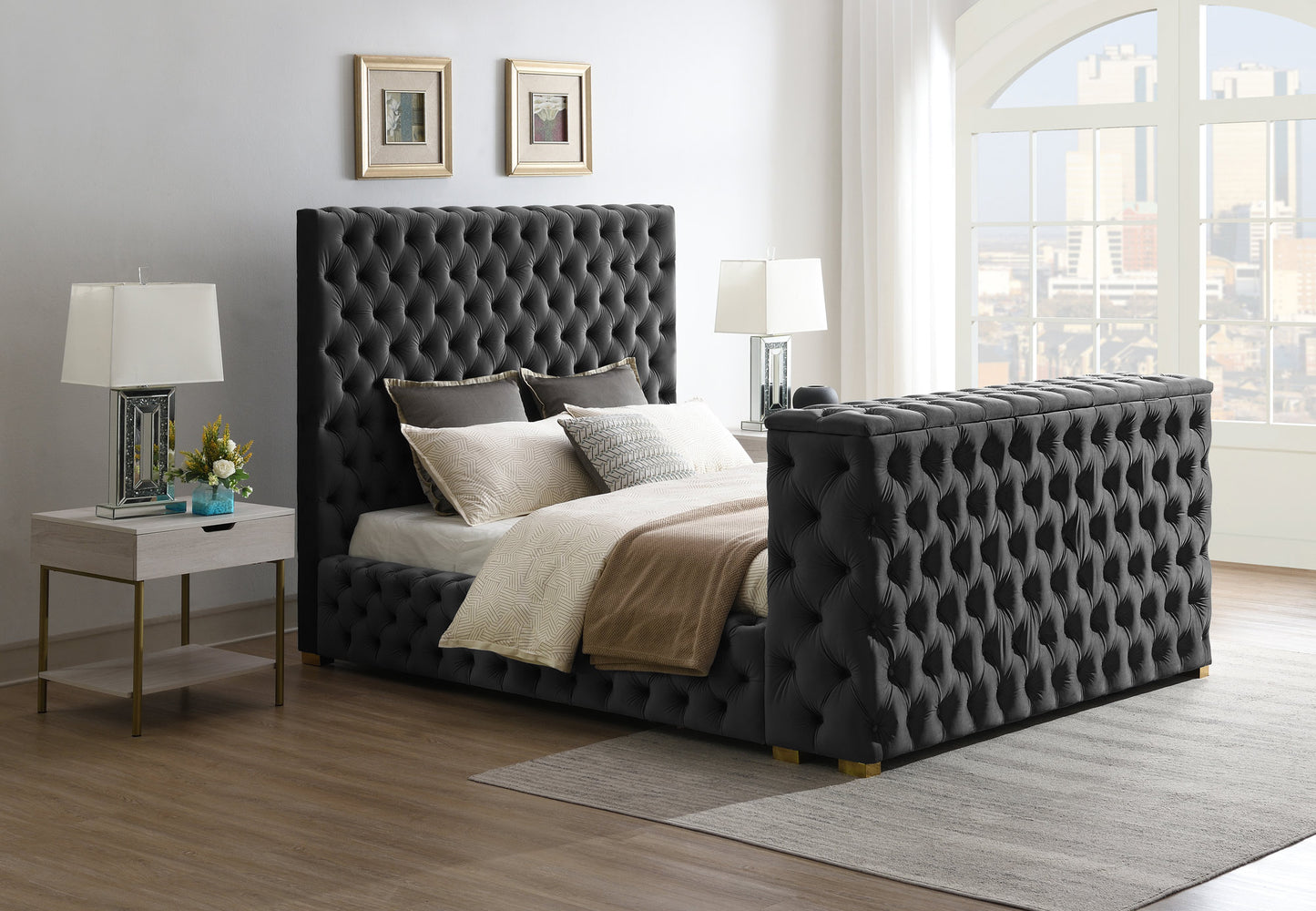 Marmo Velvet Bed