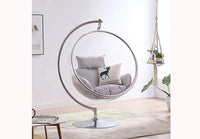 Lia Acrylic Swing Accent Chair