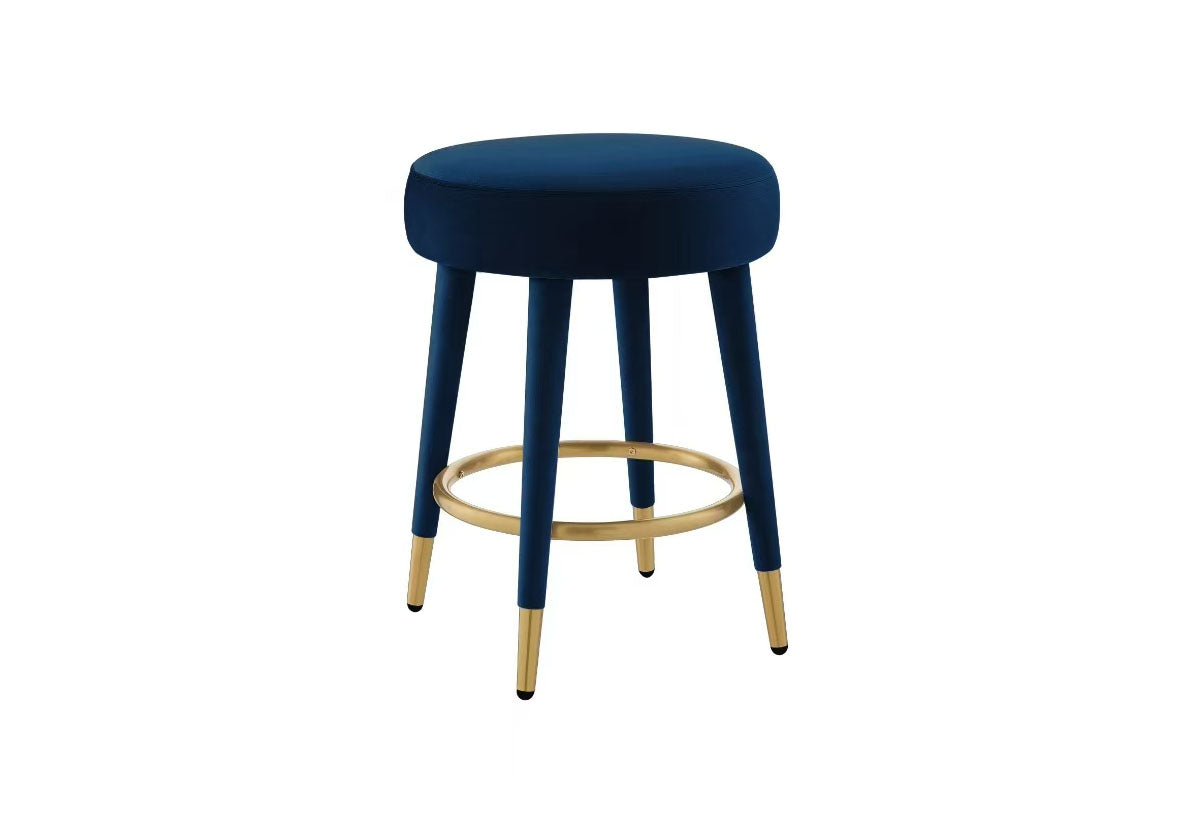 Ollie Velvet Counter Stool