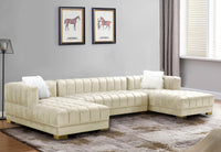 Everett Velvet Sectional