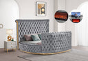 Angel Velvet Bed