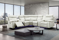 Dona Leather Sectional