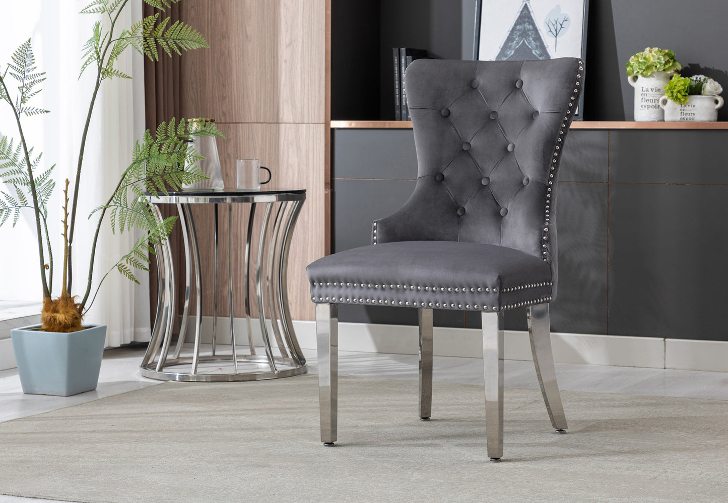 Opal Velvet Dining Chair