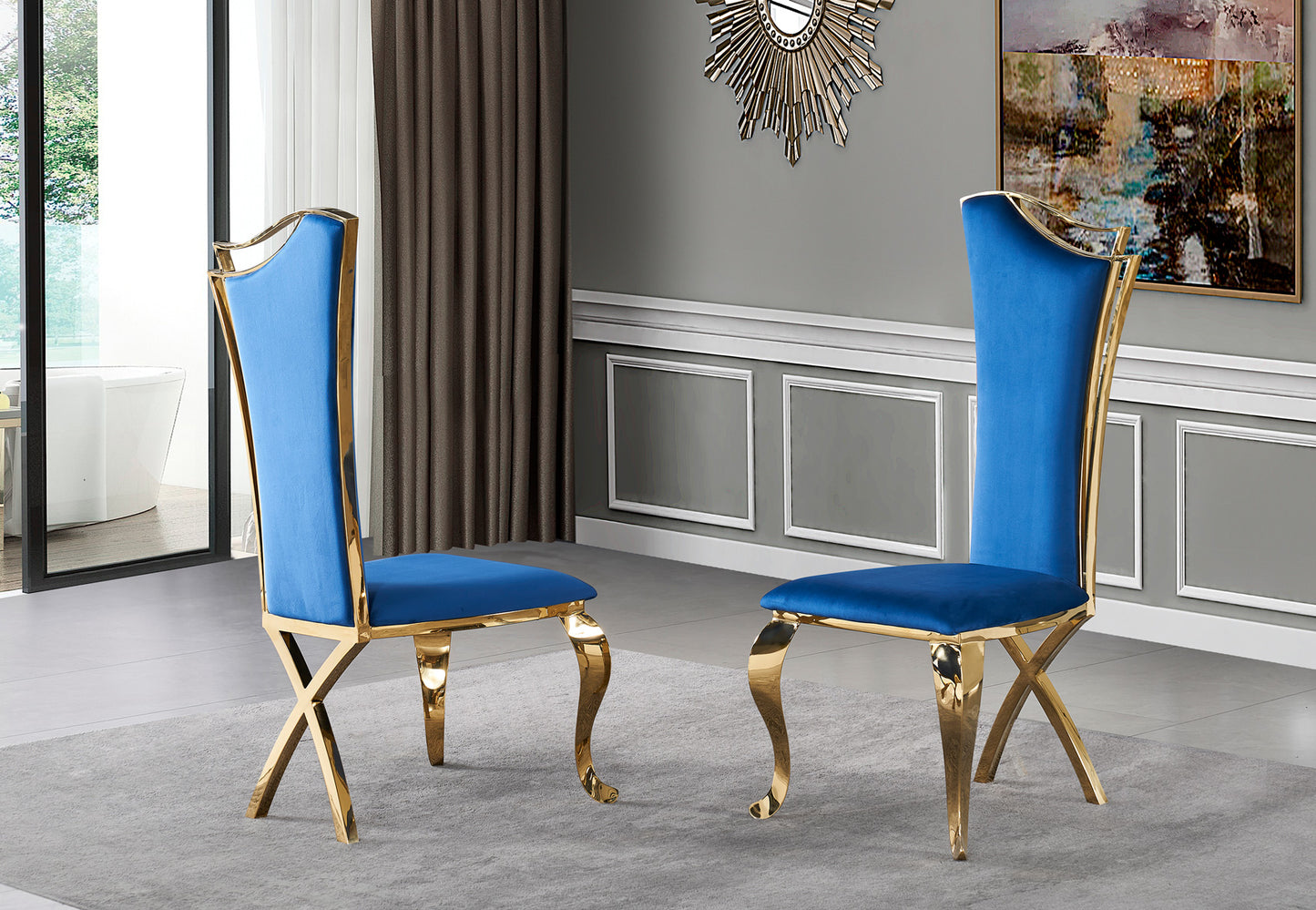 Perry Velvet Dining Chair
