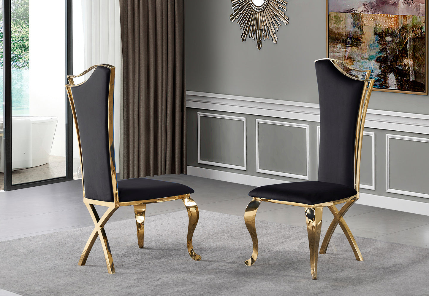Perry Velvet Dining Chair