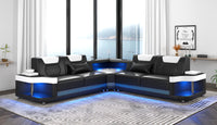 Sabrina Leather Sectional