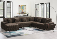Shaggy Velvet Sectional