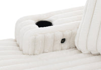 Shaggy Velvet Sectional