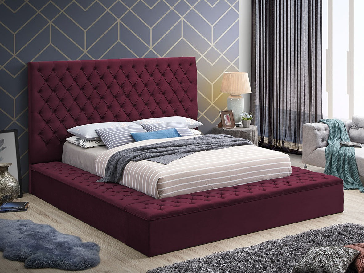 Cruz Velvet Bed