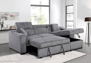 Deyana Velvet Sectional