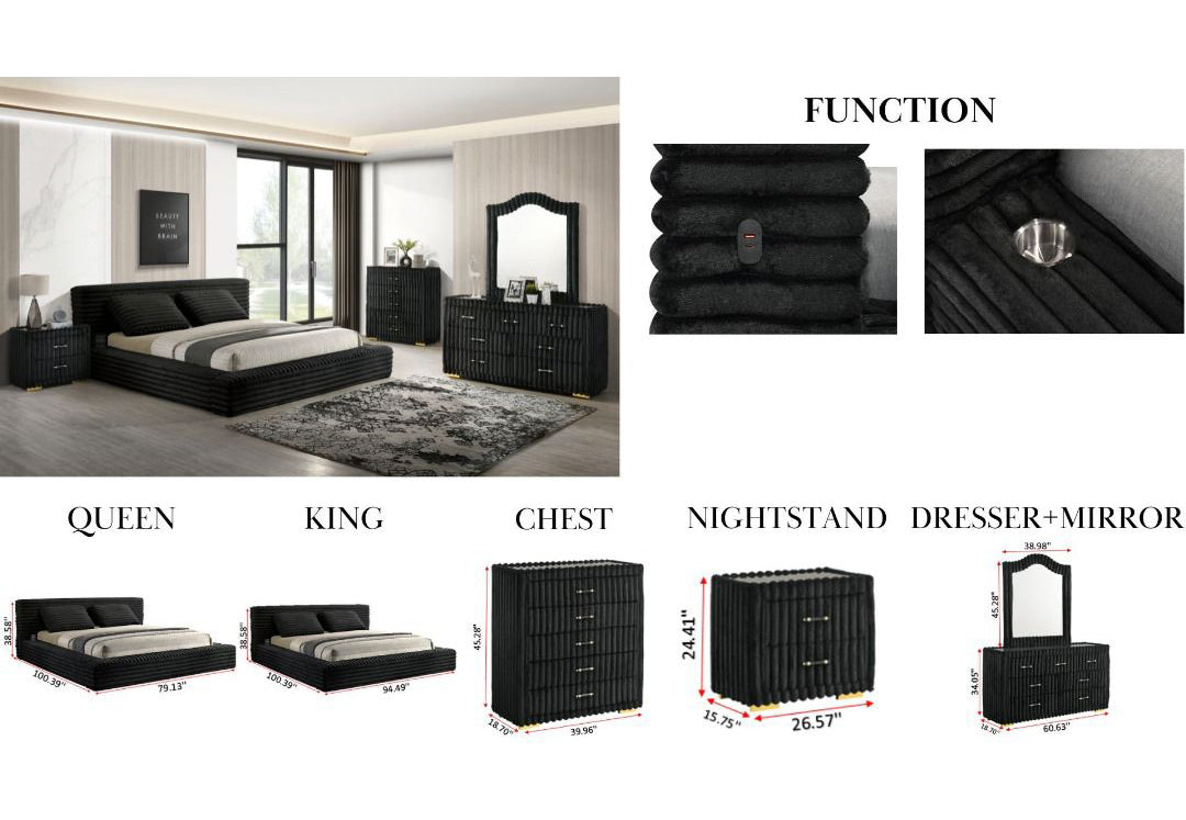 Sandy Chest & Nightstand