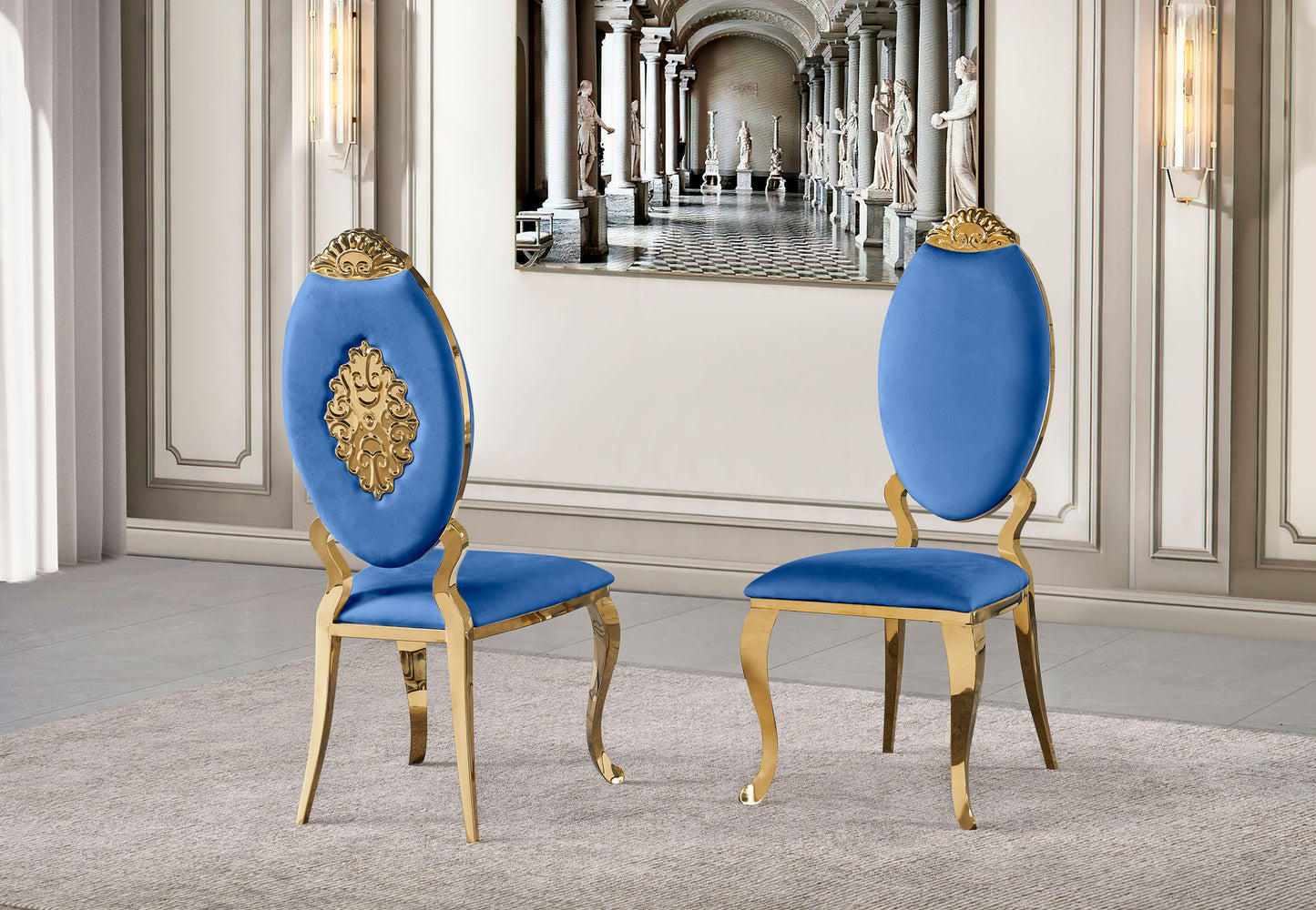 Yara Velvet Dining Chair