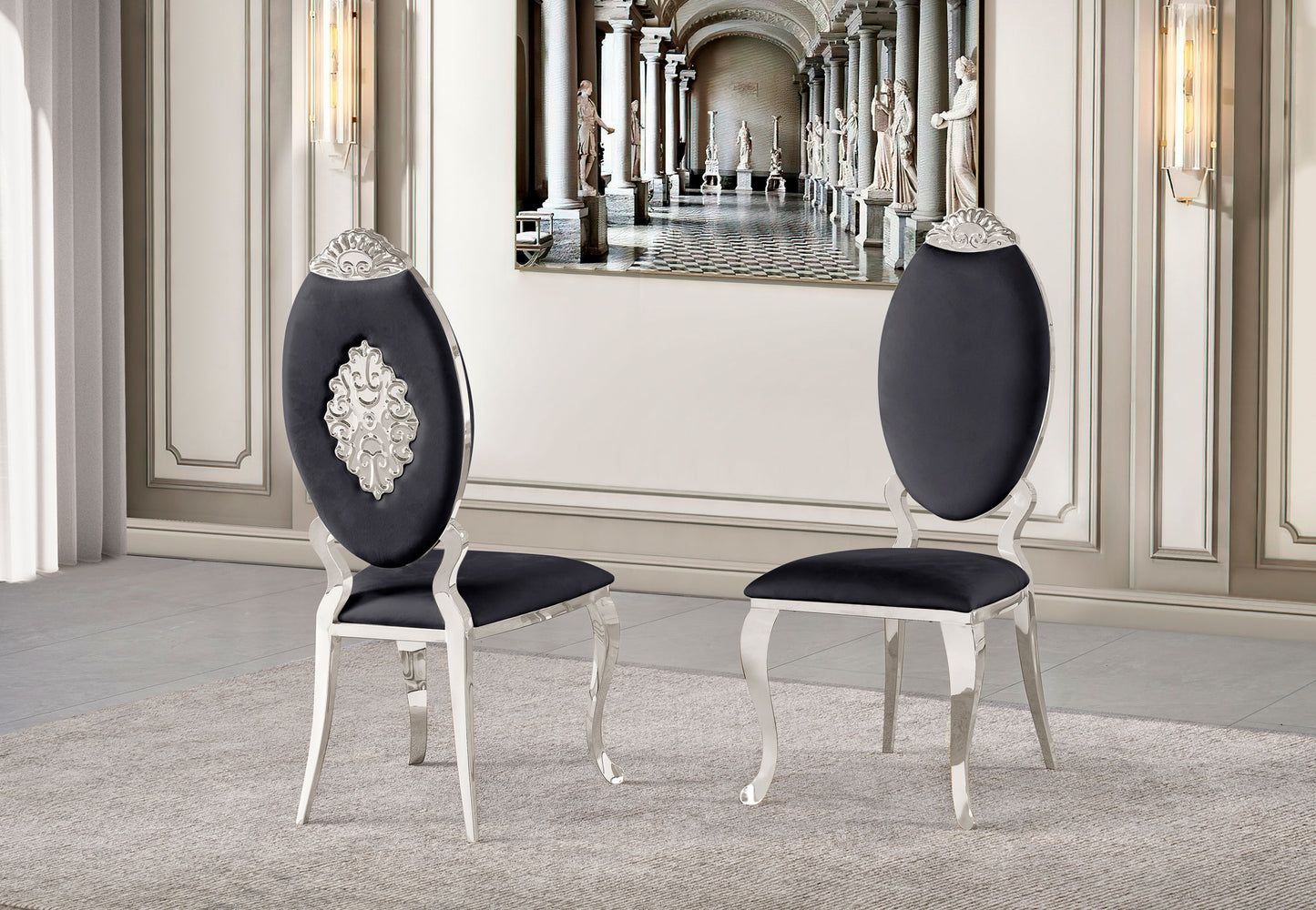Yara Velvet Dining Chair