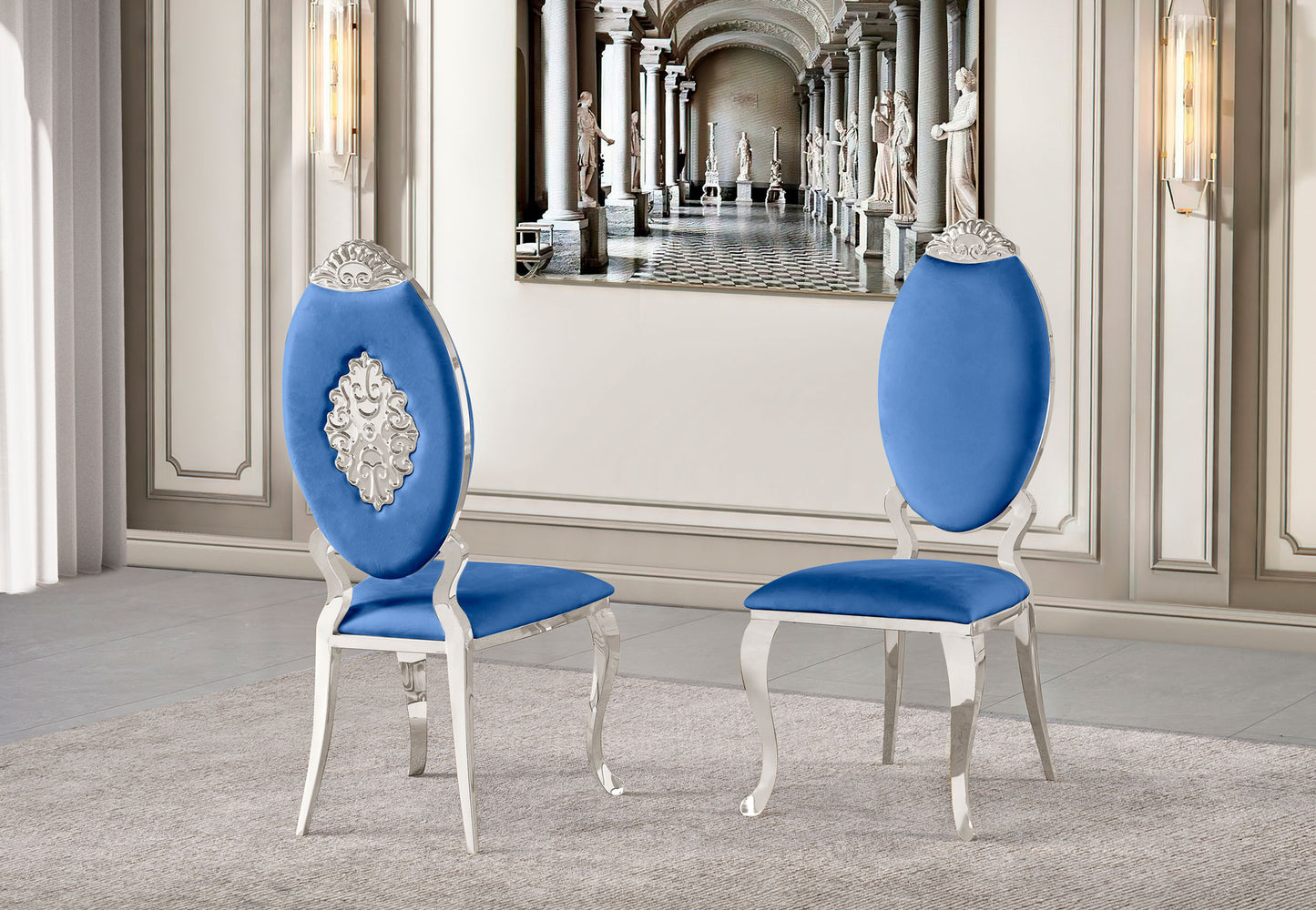 Yara Velvet Dining Chair